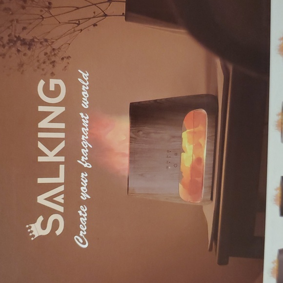 Salking Salt Lamp & Flame Essential Oil Diffuser - Picture 4 of 4